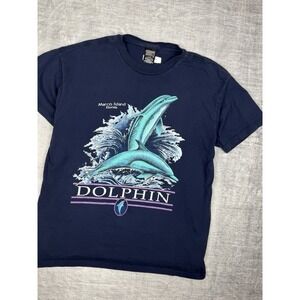 Navy Dolphin Tee